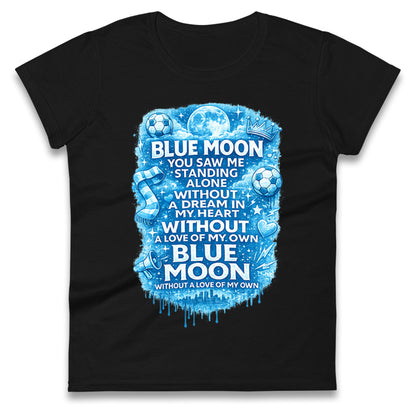 Manchester City Blue Moon Ladies T Shirt