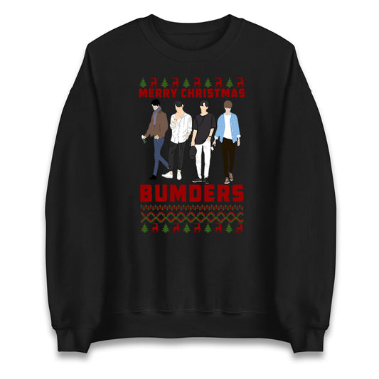 Merry Christmas Bumders The Inbetweeners Unisex Sweatshirt