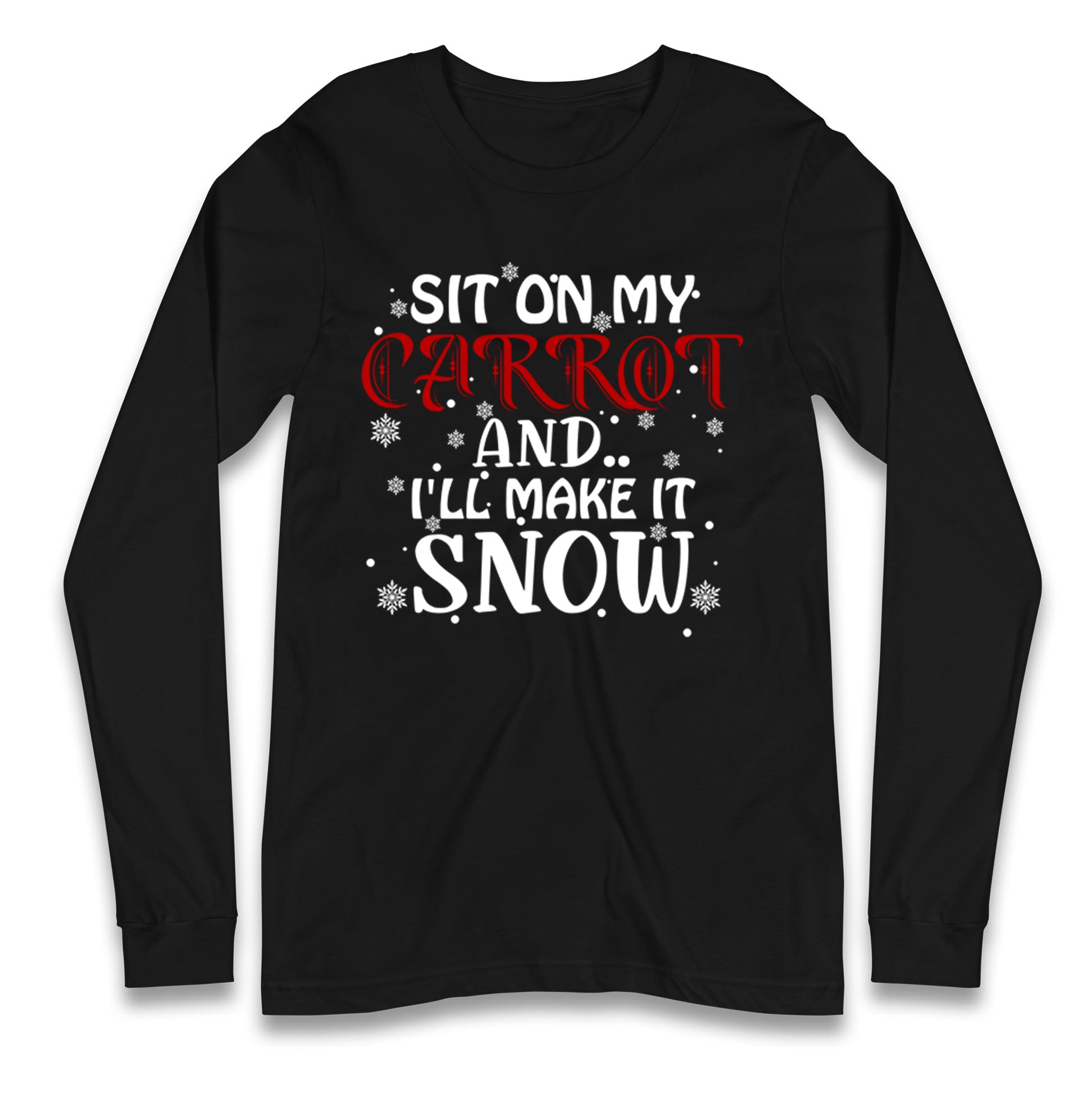 Rude Christmas Longsleeve T Shirt