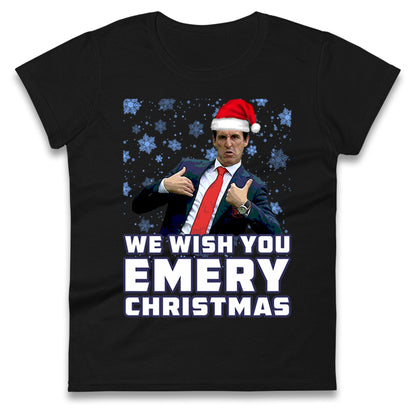 We Wish You Emery Christmas Womens T Shirt