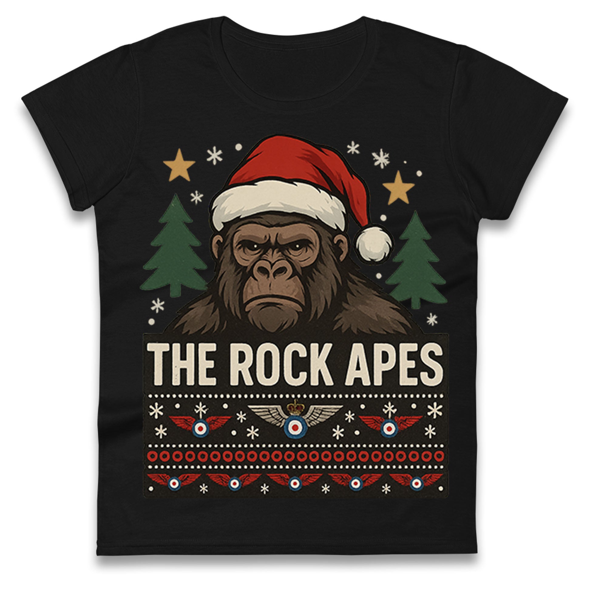 RAF Regiment Christmas Ladies T Shirt