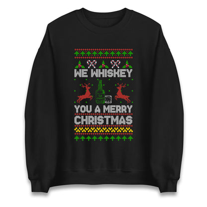 whisky Christmas Jumper