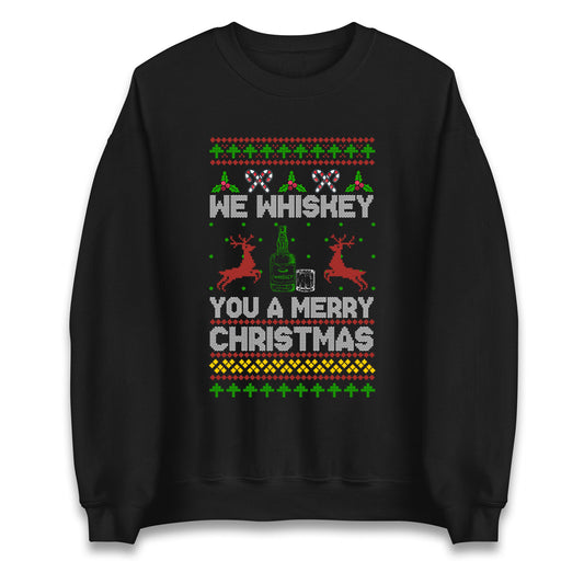 whisky Christmas Jumper