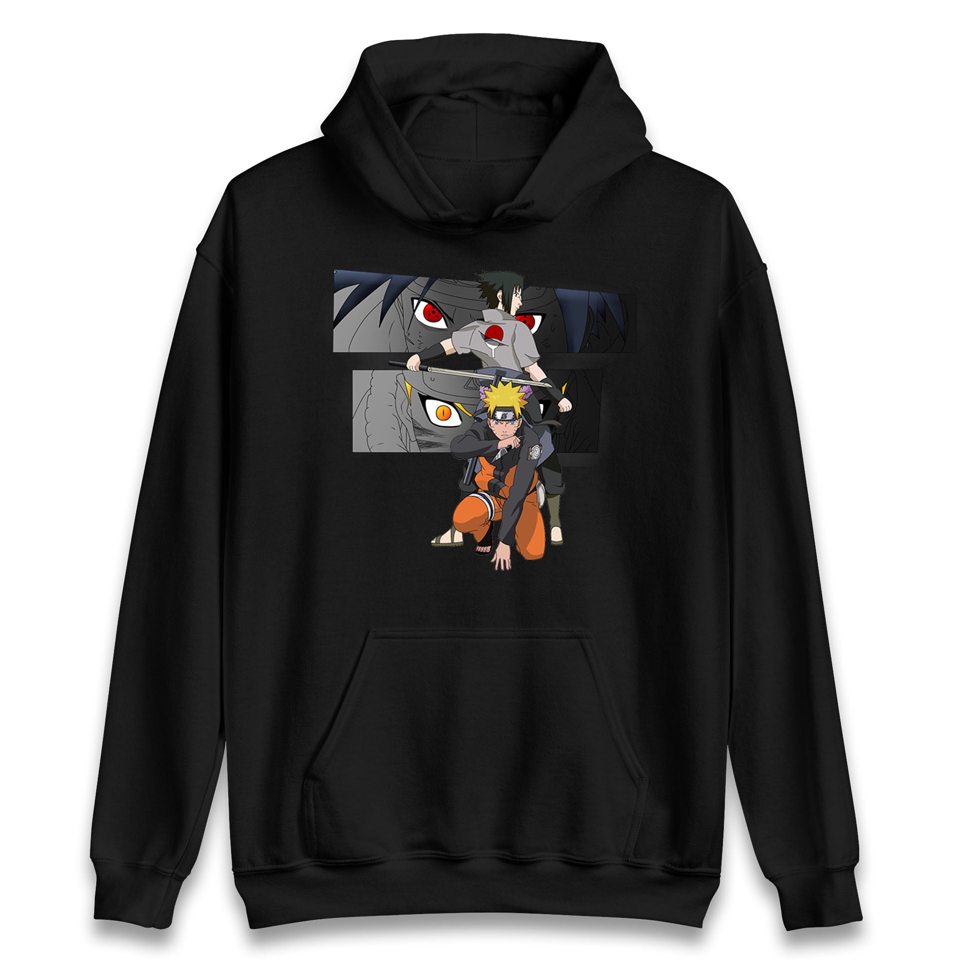 naruto and sasuke uchiha hoodie