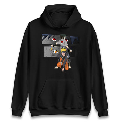 naruto and sasuke uchiha hoodie