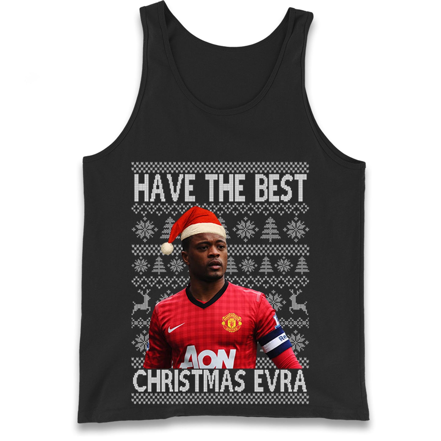 Man Utd Xmas Tank Top