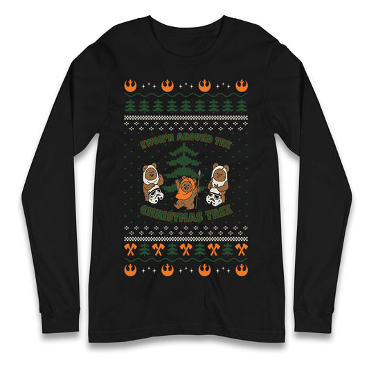 Star Wars Ewoks Christmas Longsleeve T Shirt