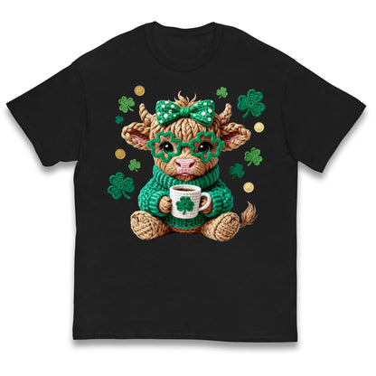 Cute Cow St Patrick Kids T Shirt