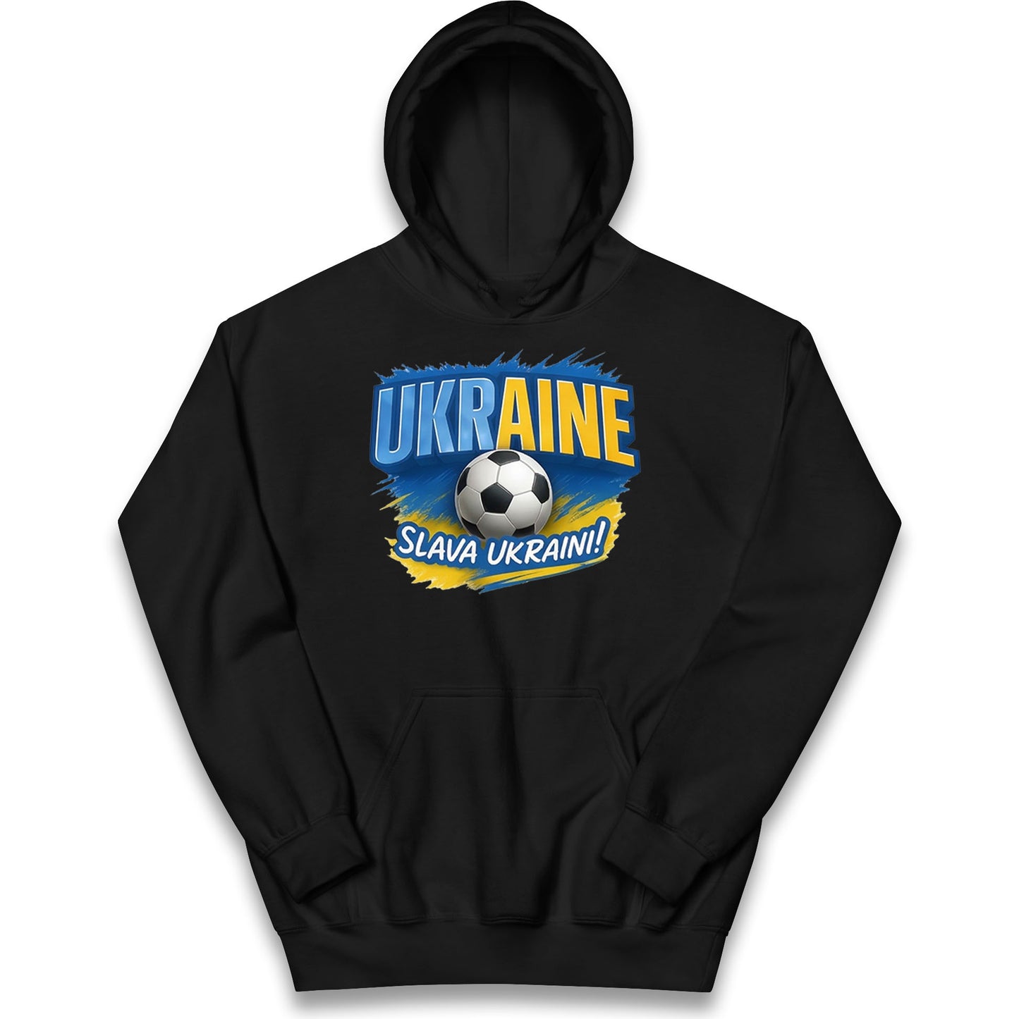 Ukraine Retro World Cup Kids Hoodie