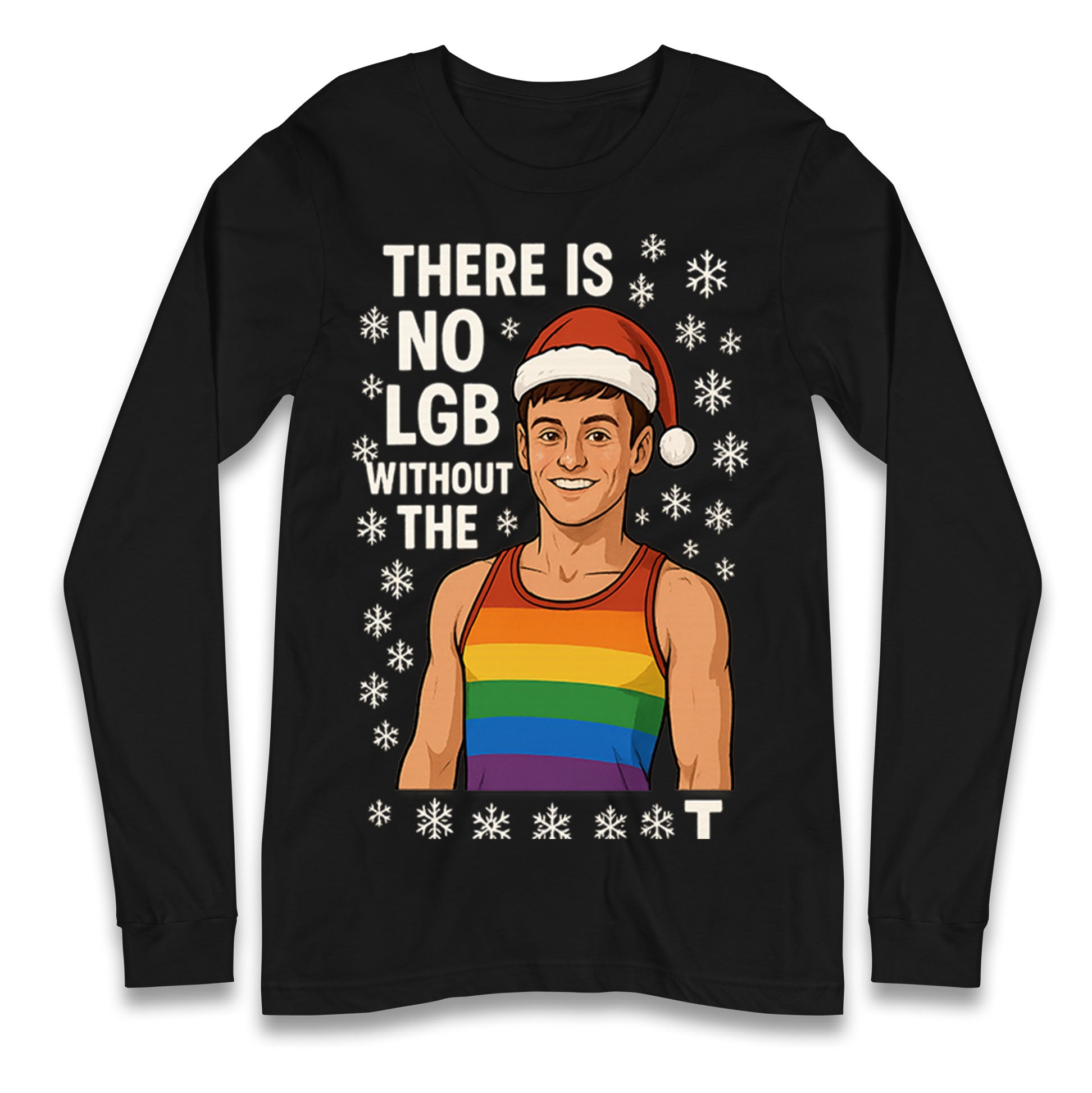 Tom Daley Christmas Longsleeve T Shirt