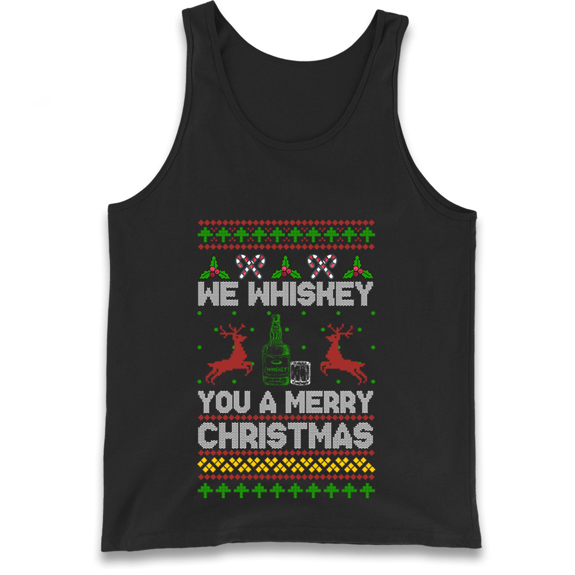 whisky Christmas Tank Top