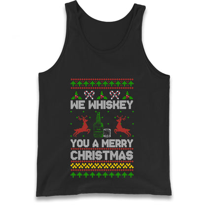 whisky Christmas Tank Top