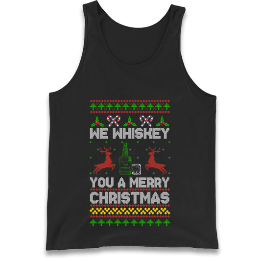 whisky Christmas Tank Top