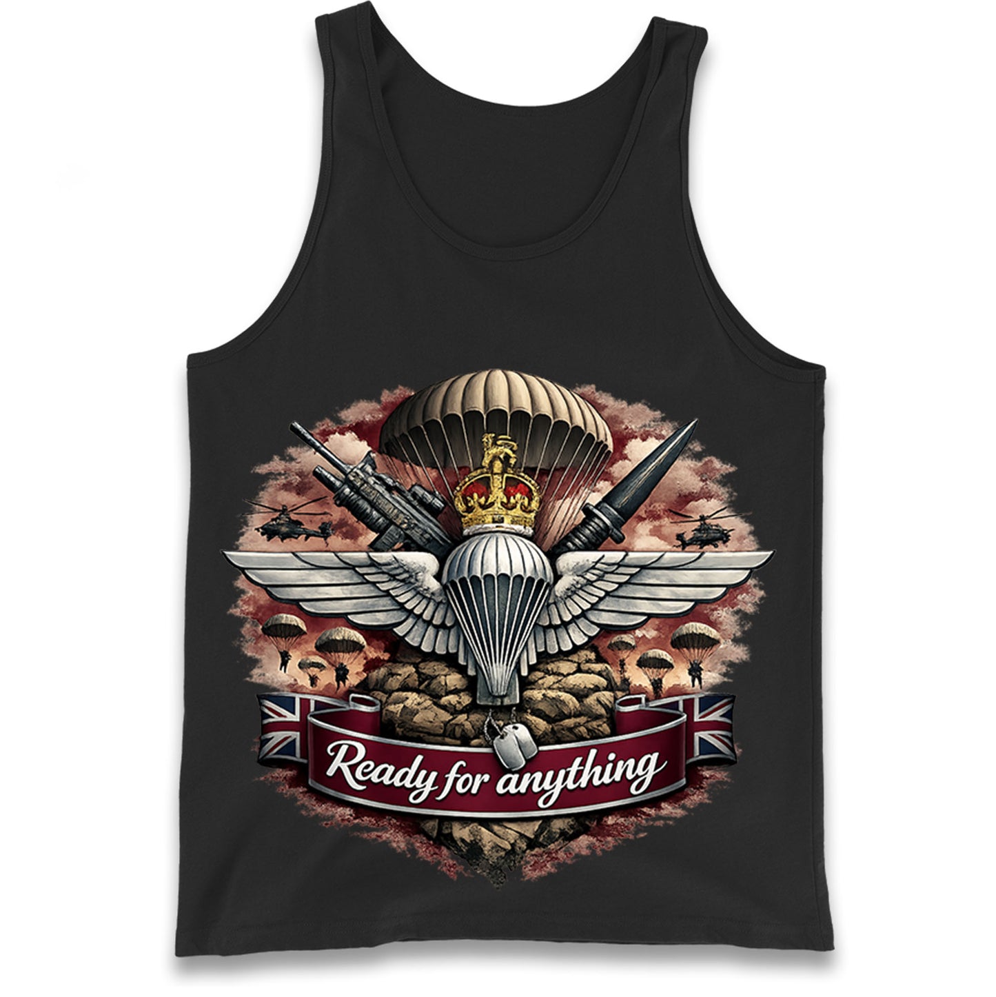 Ready for Anything Parachute Regiment Tank Top