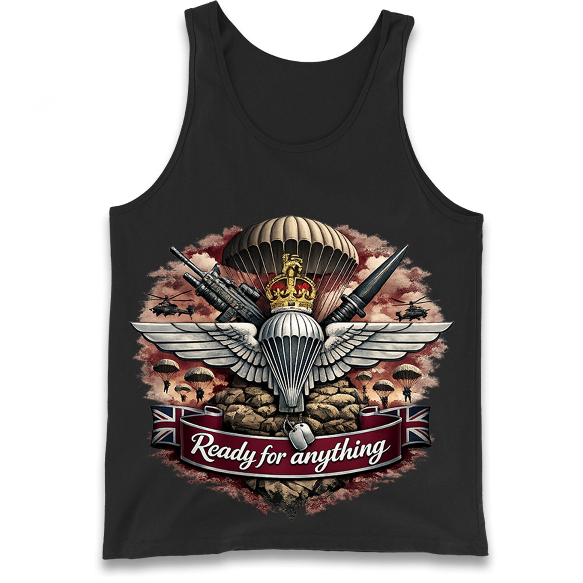 Ready for Anything Parachute Regiment Tank Top