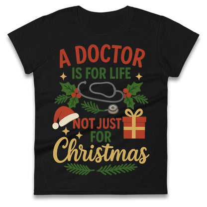 Doctor Christmas Ladies T Shirt
