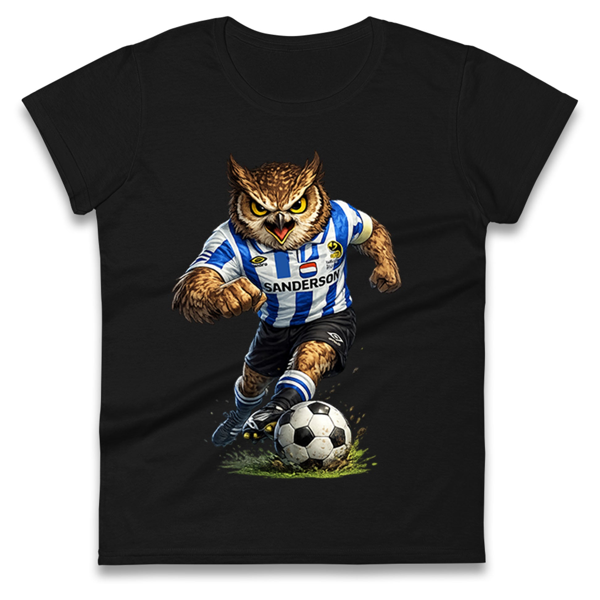 Classic Sheffield Wednesday Football Ladies T Shirt