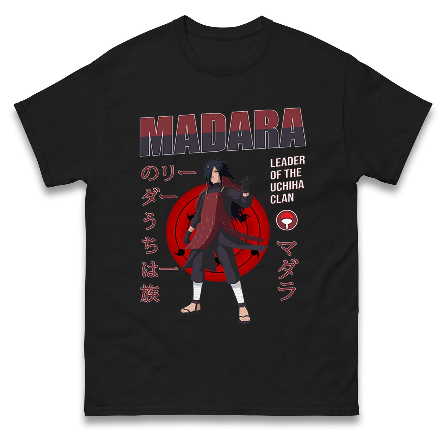 naruto shippuden madara uchiha t shirt