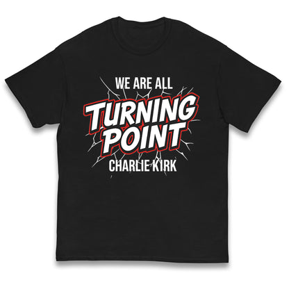 Turning Point Charlie Kirk Kids T Shirt