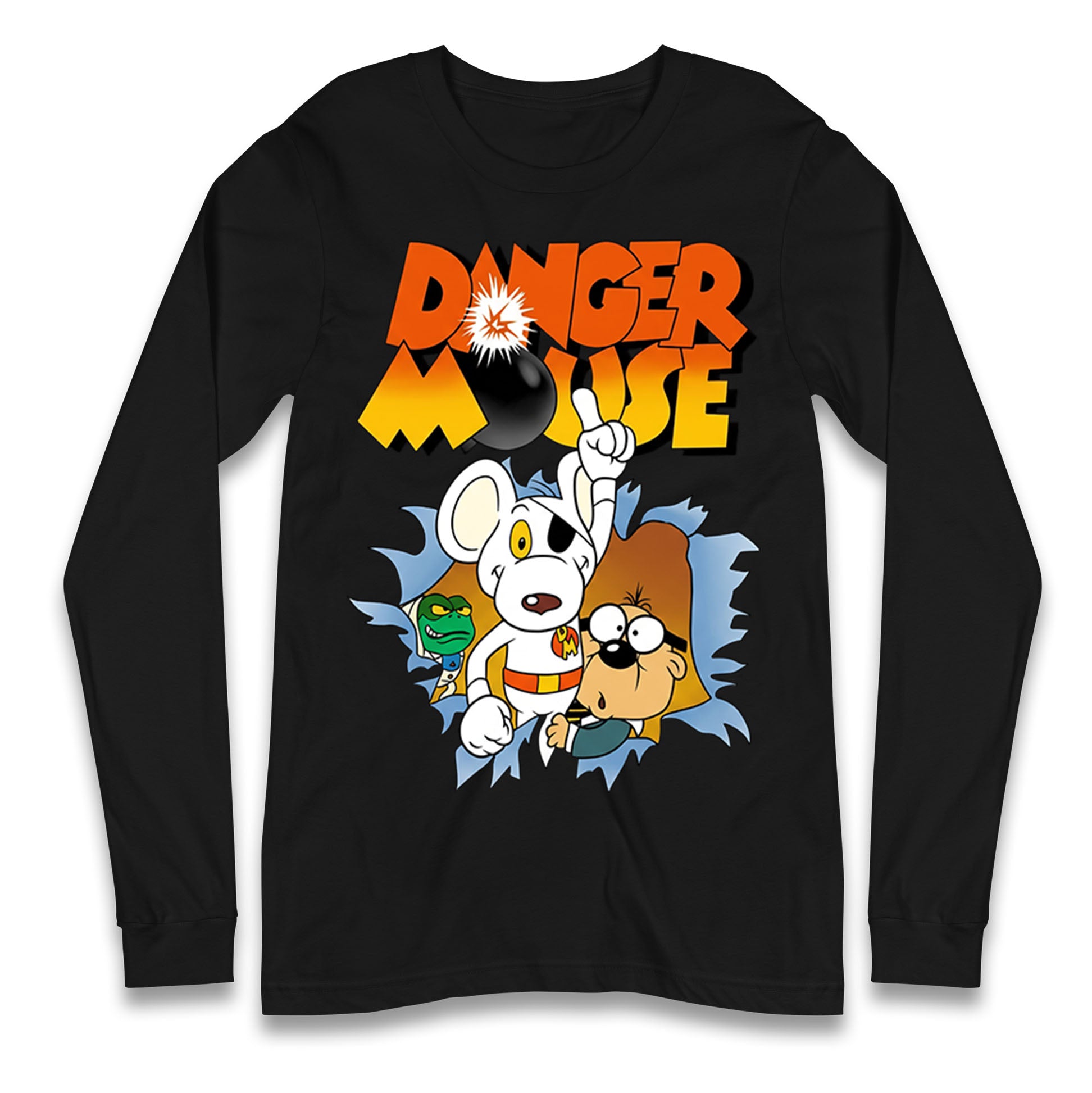 Danger Mouse & Penfold Longsleeve T Shirt