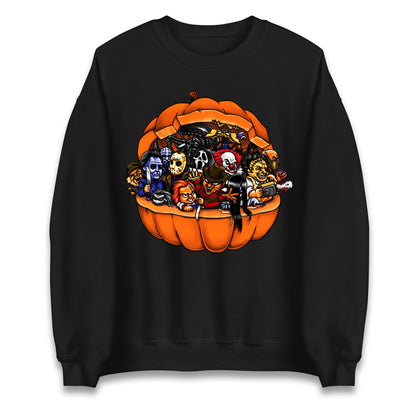 Super Villains Horror Friends Halloween Sweatshirt