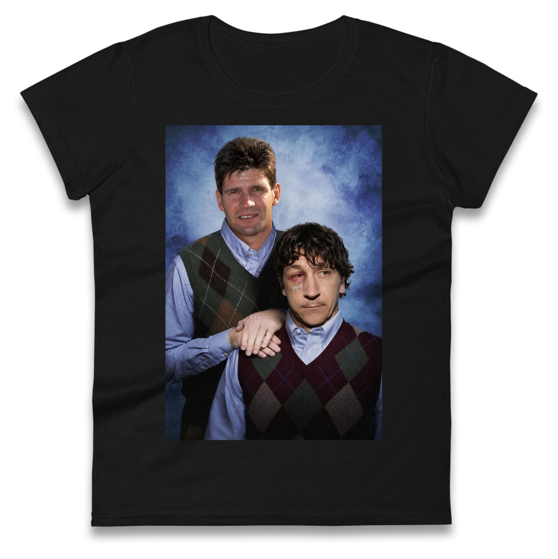 Brian Laws Ivano Bonetti Grimsby Town Step Brothers Ladies T Shirt