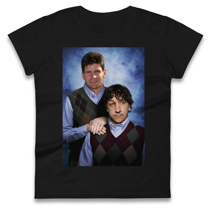 Brian Laws Ivano Bonetti Grimsby Town Step Brothers Ladies T Shirt