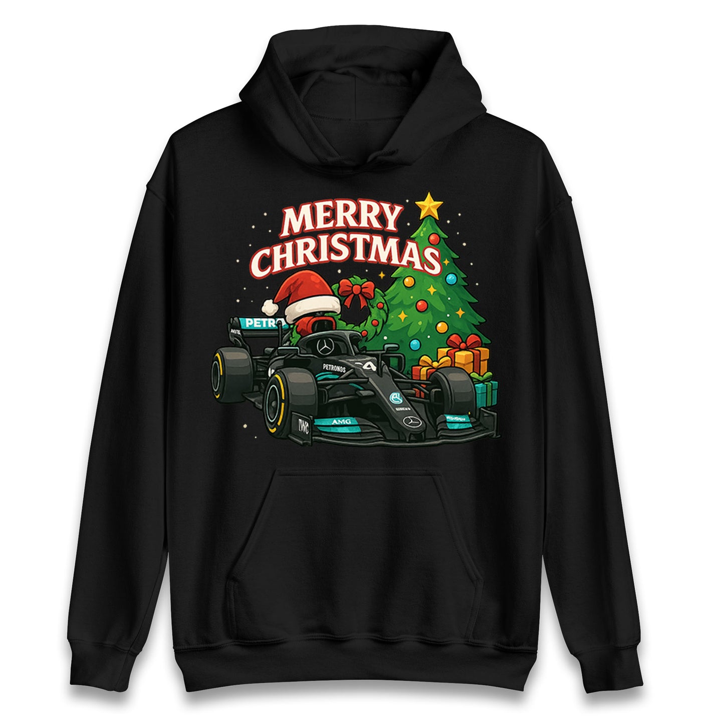 Mercedes F1 Christmas Hoodie