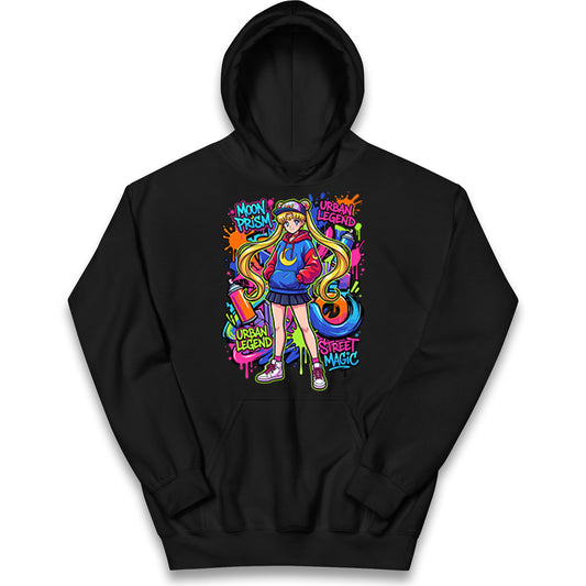 Moon Prism Power Kids Hoodie