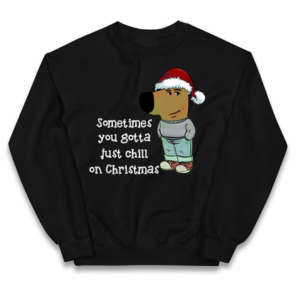 christmas chill guy jumper