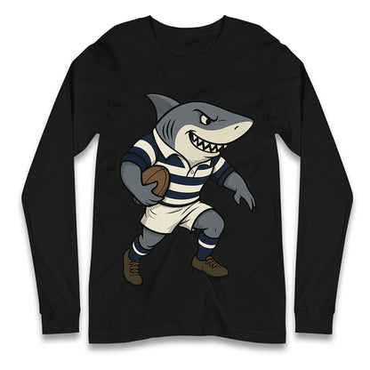 Retro Sale Sharks Rugby Union Longsleeve T Shirt