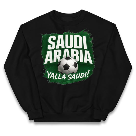 Saudi Arabia Retro World Cup Kids Jumper