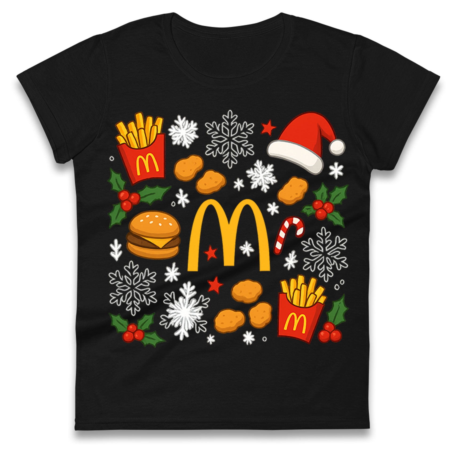 McDonalds Christmas Ladies T Shirt