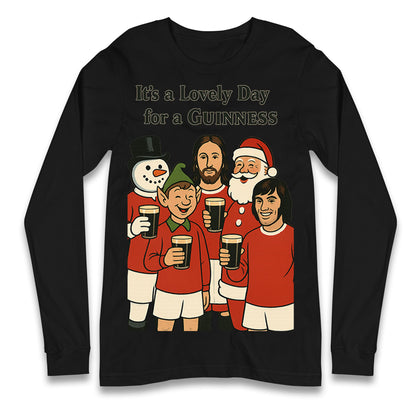 Man United Christmas Longsleeve T Shirt