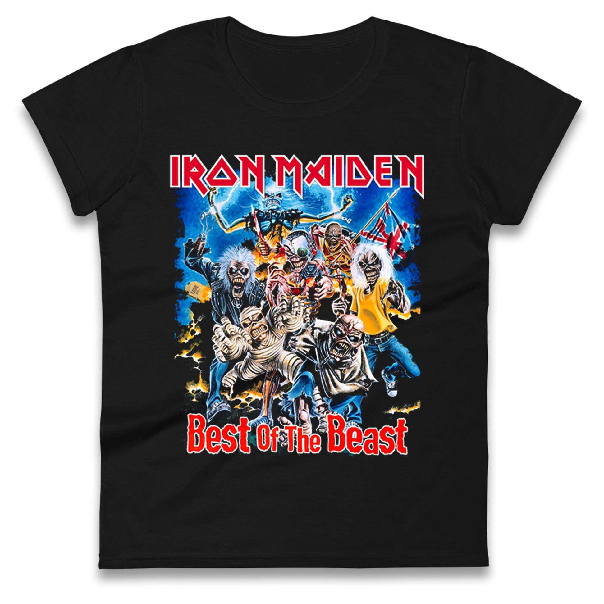 Iron Maiden Best Of The Beast Ladies T Shirt