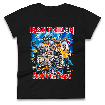 Iron Maiden Best Of The Beast Ladies T Shirt