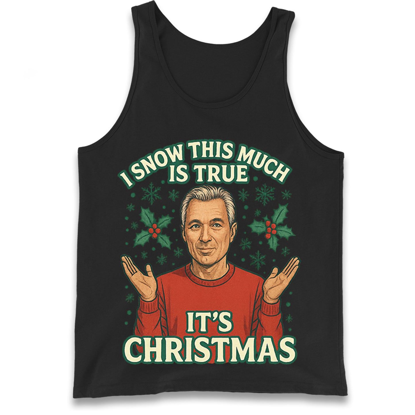 Martin Kemp Christmas Tank Top