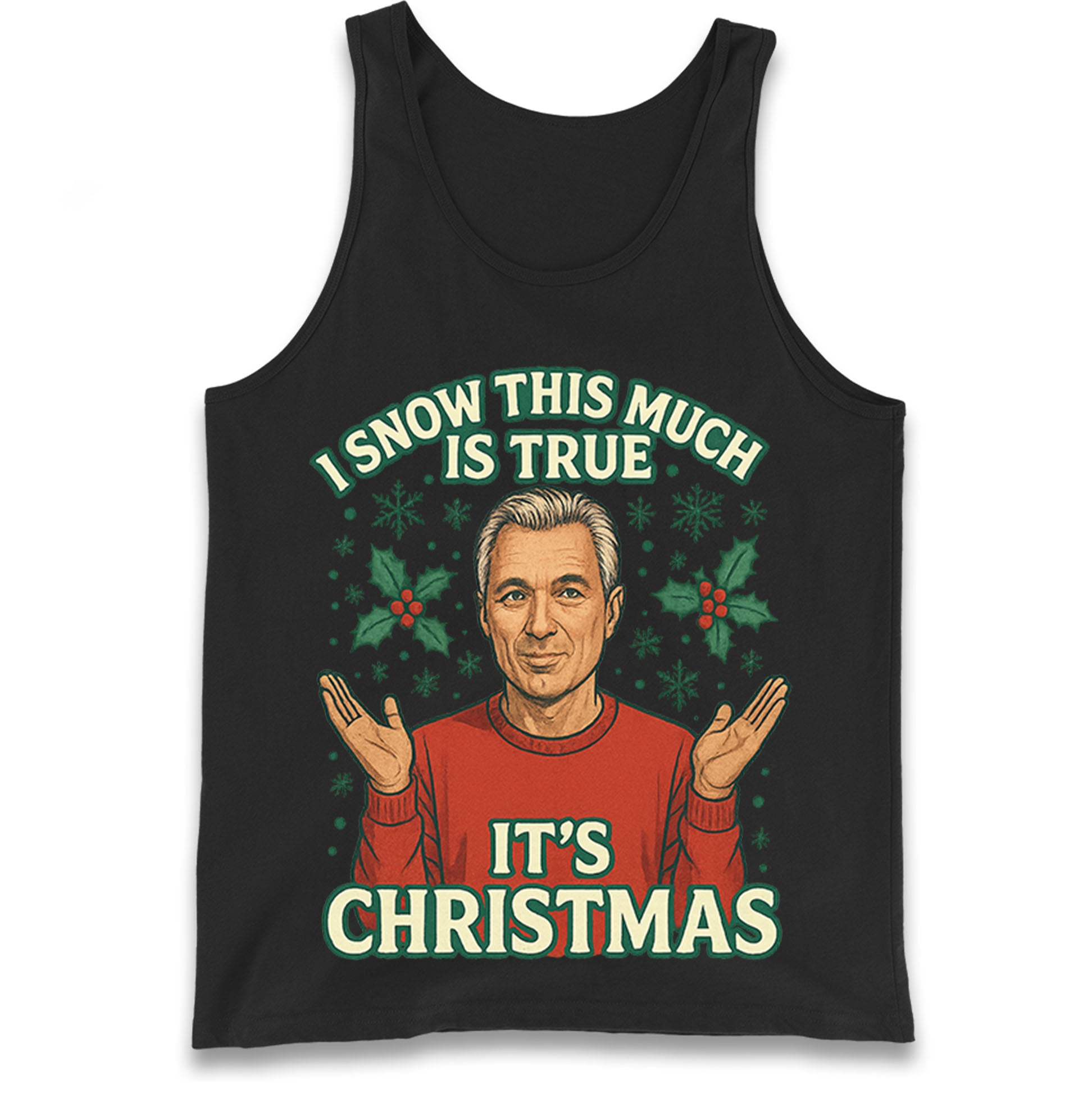 Martin Kemp Christmas Tank Top