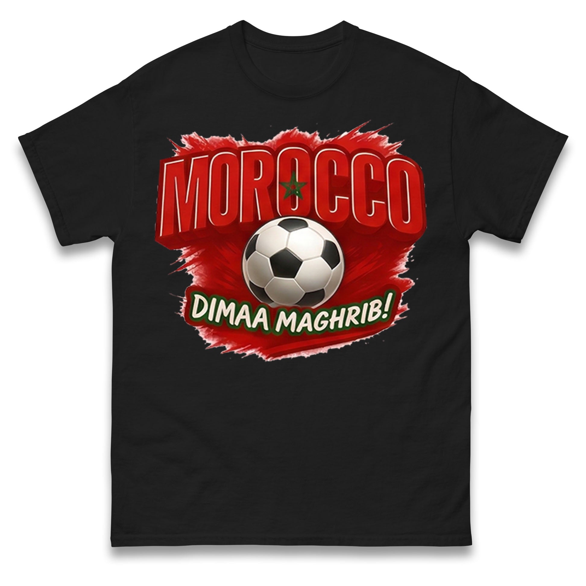 Morocco Retro World Cup T Shirt
