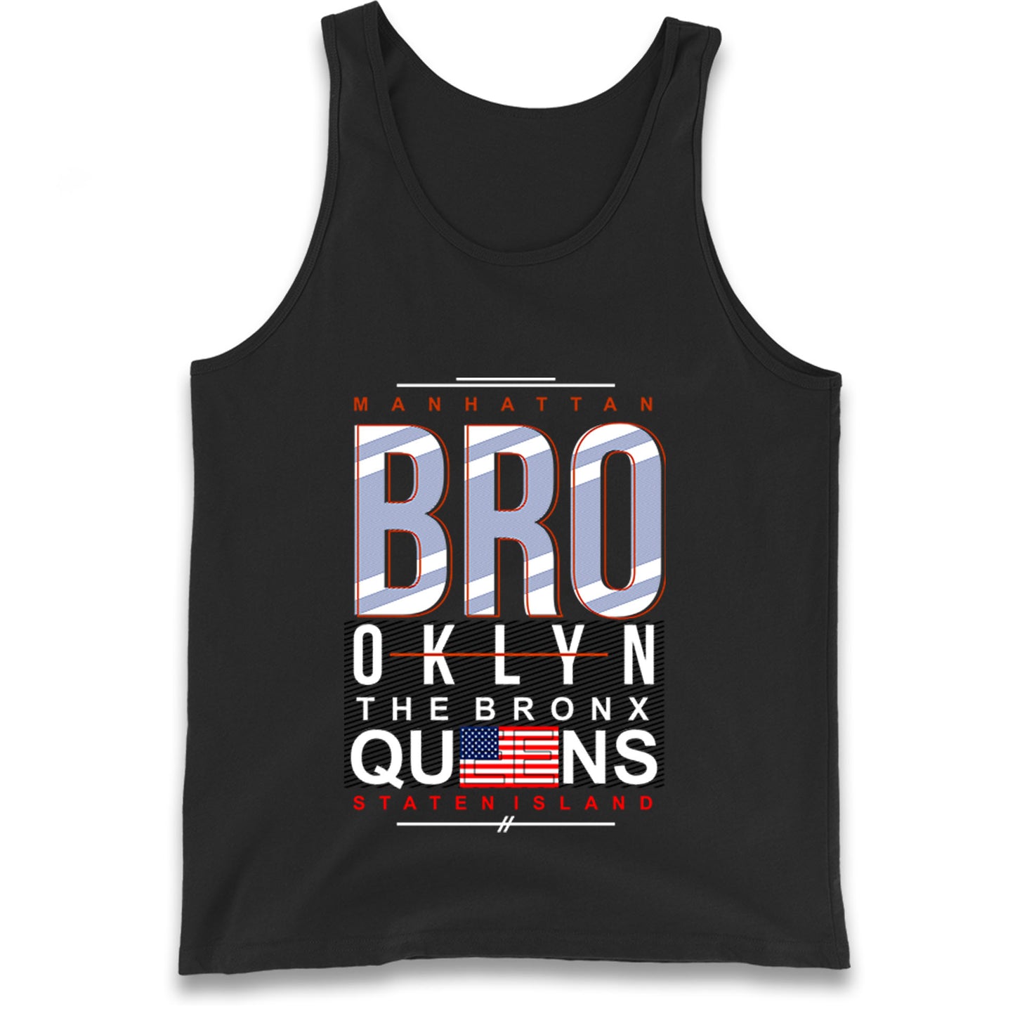 Brooklyn New York State Tank Top