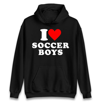 I Love Soccer Boys Hoodie