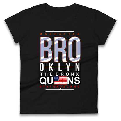 Brooklyn New York State Ladies T Shirt