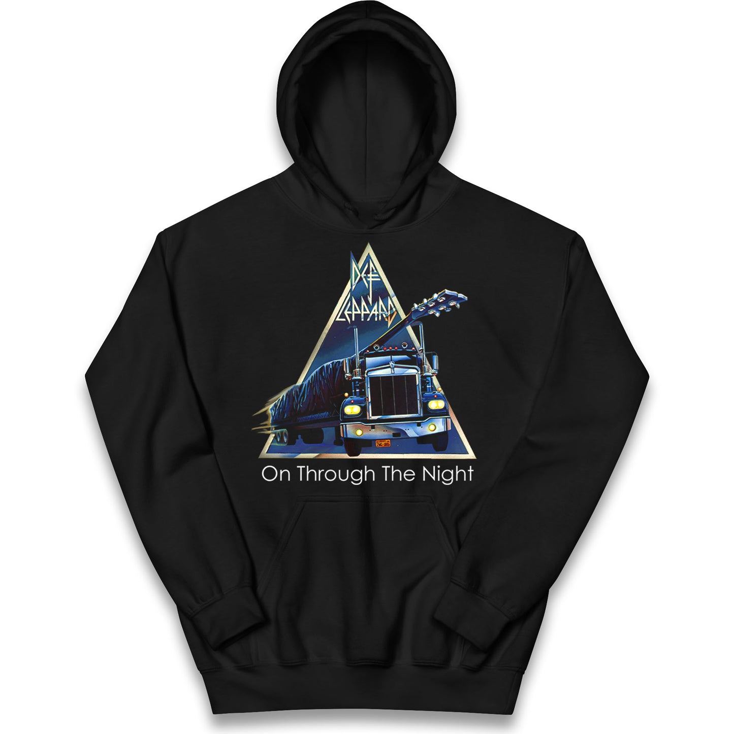 Leppard On Through The Night Kids Hoodie