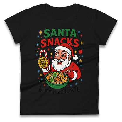 Santa Crunch Ladies T Shirt 