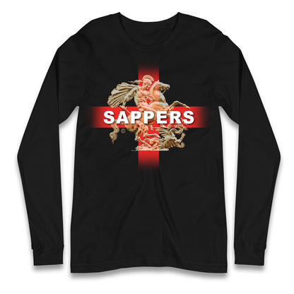 Royal Engineers Sappers England Longsleeve T Shirt