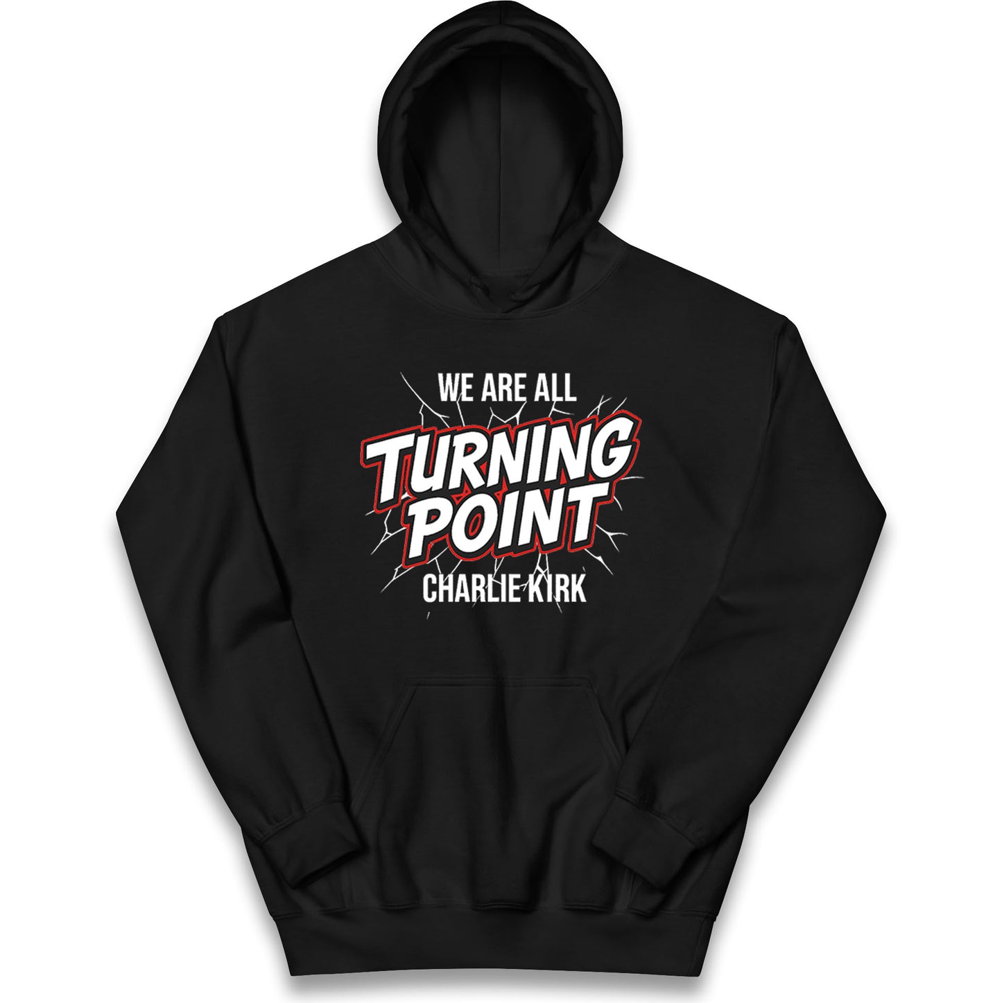 Turning Point Charlie Kirk Kids Hoodie 