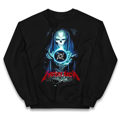 Metallica Skellington Sorcerer Kids Jumper