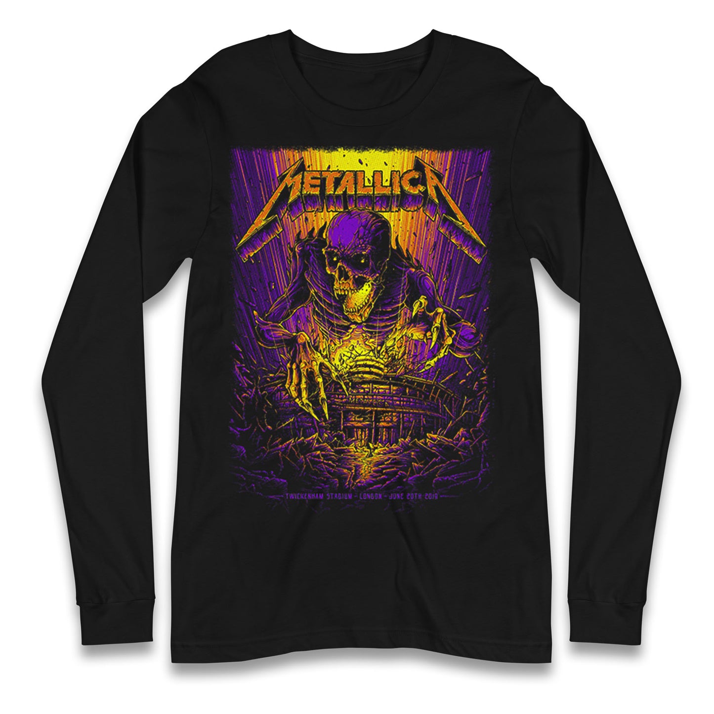 Metallica Twickenham Stadium Longsleeve T Shirt