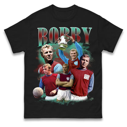 Retro Bobby Moore T Shirt