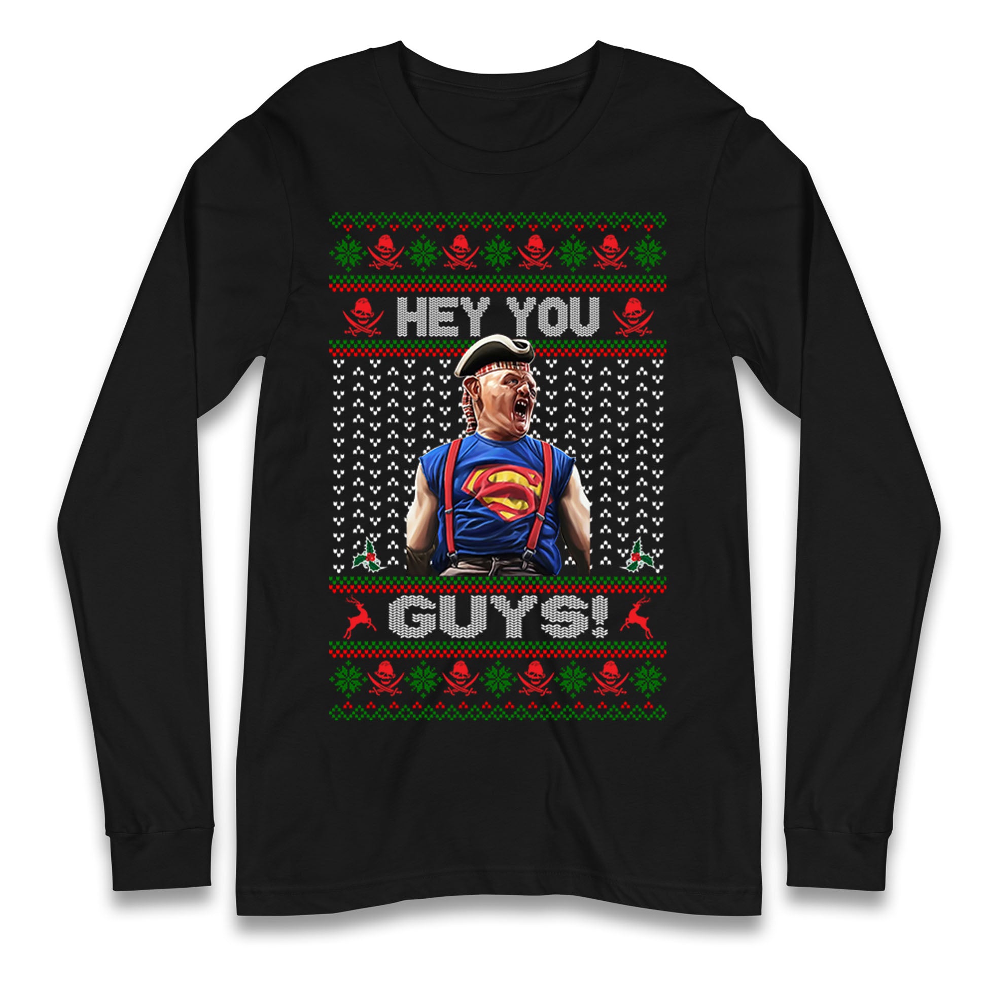 Goonies Sloth Christmas Longsleeve T Shirt